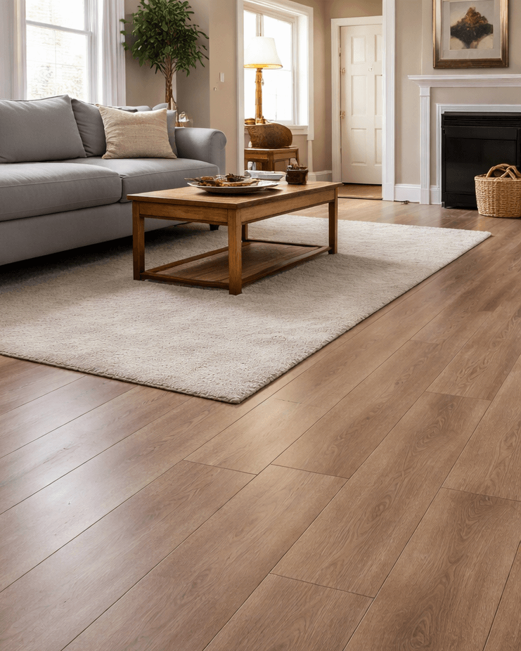 Vinyl Plank Flooring Installation after